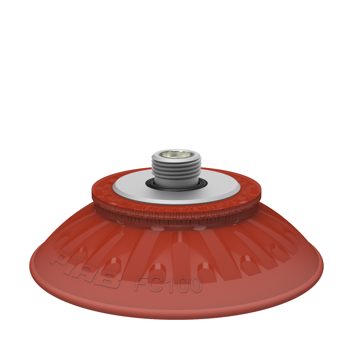 Piab Suction cup FC100P Polyurethane 40, thread insert G3/8 with mesh filter for Vacuum Gripper Sys