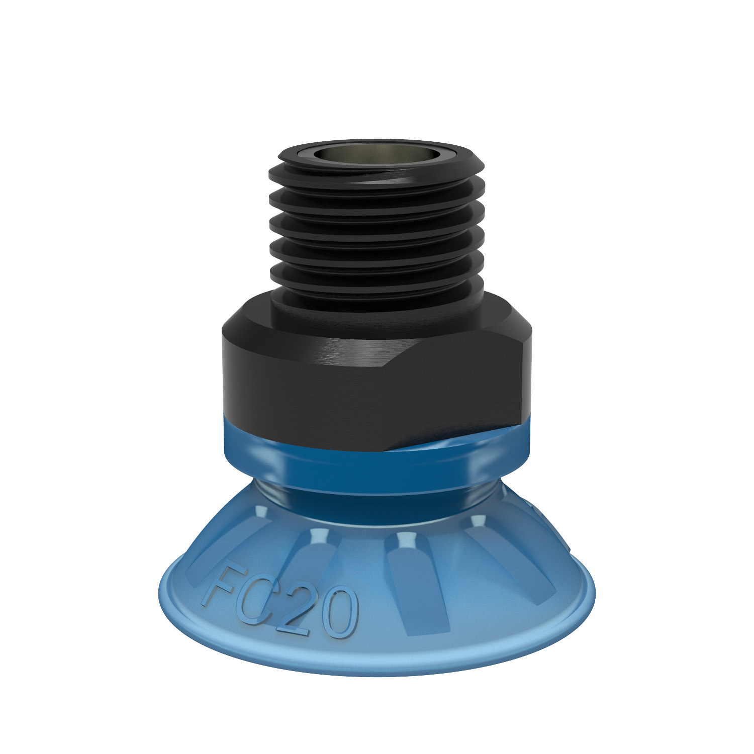 Piab Suction cup FC20P Polyurethane 50, 1/8 NPT male, with mesh filter