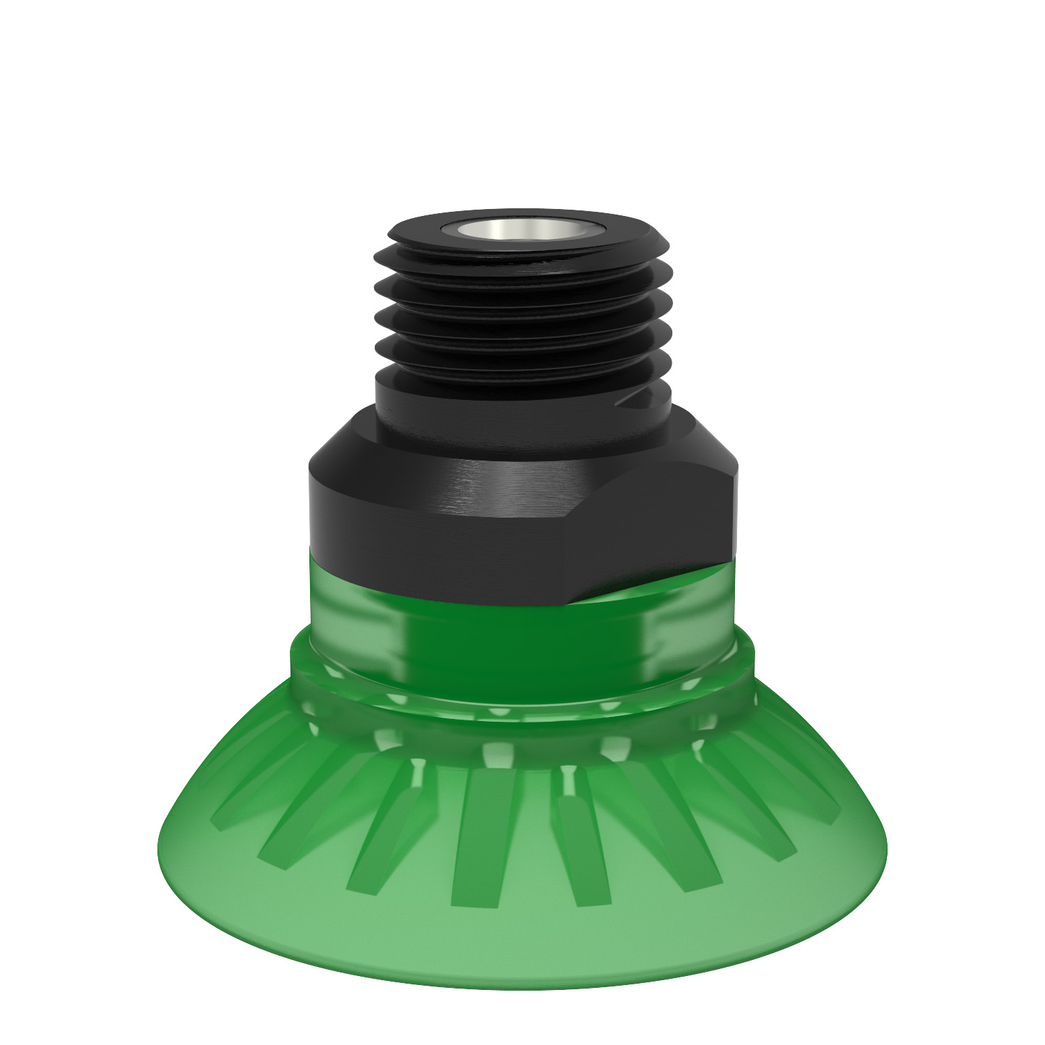 Piab Suction cup FC35P Polyurethane 60, 1/4 NPT male, with dual flow control valve