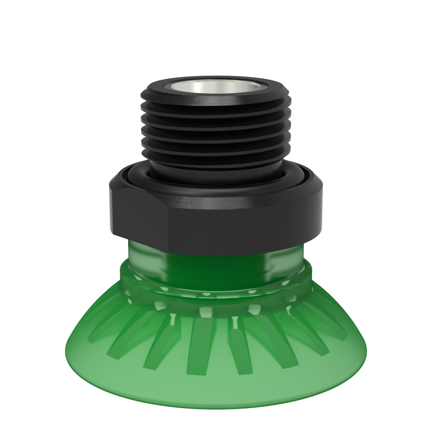 Piab Suction cup FC35P Polyurethane 60, G3/8 male, with dual flow control valve