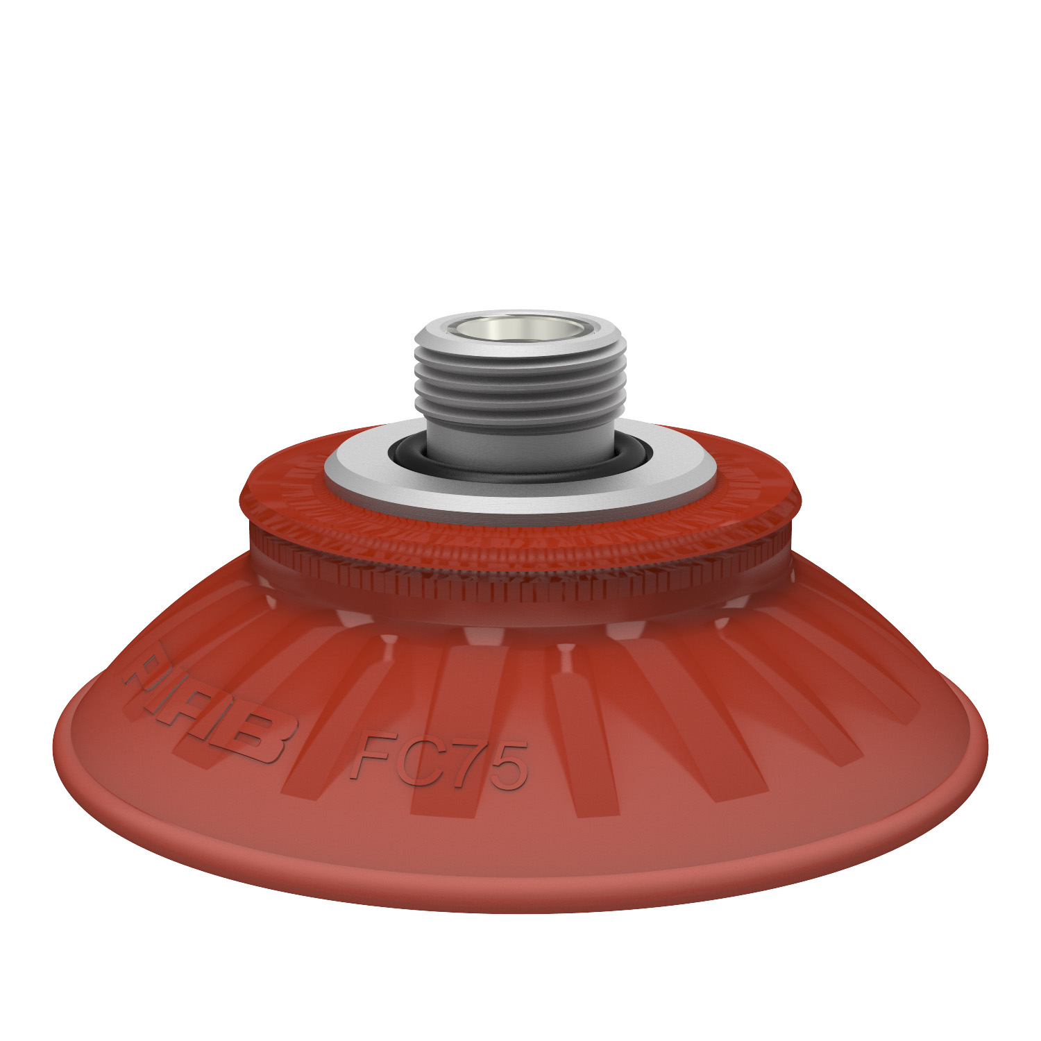 Piab Suction cup FC75P Polyurethane 40, thread insert G3/8 with mesh filter for Vacuum Gripper Syst