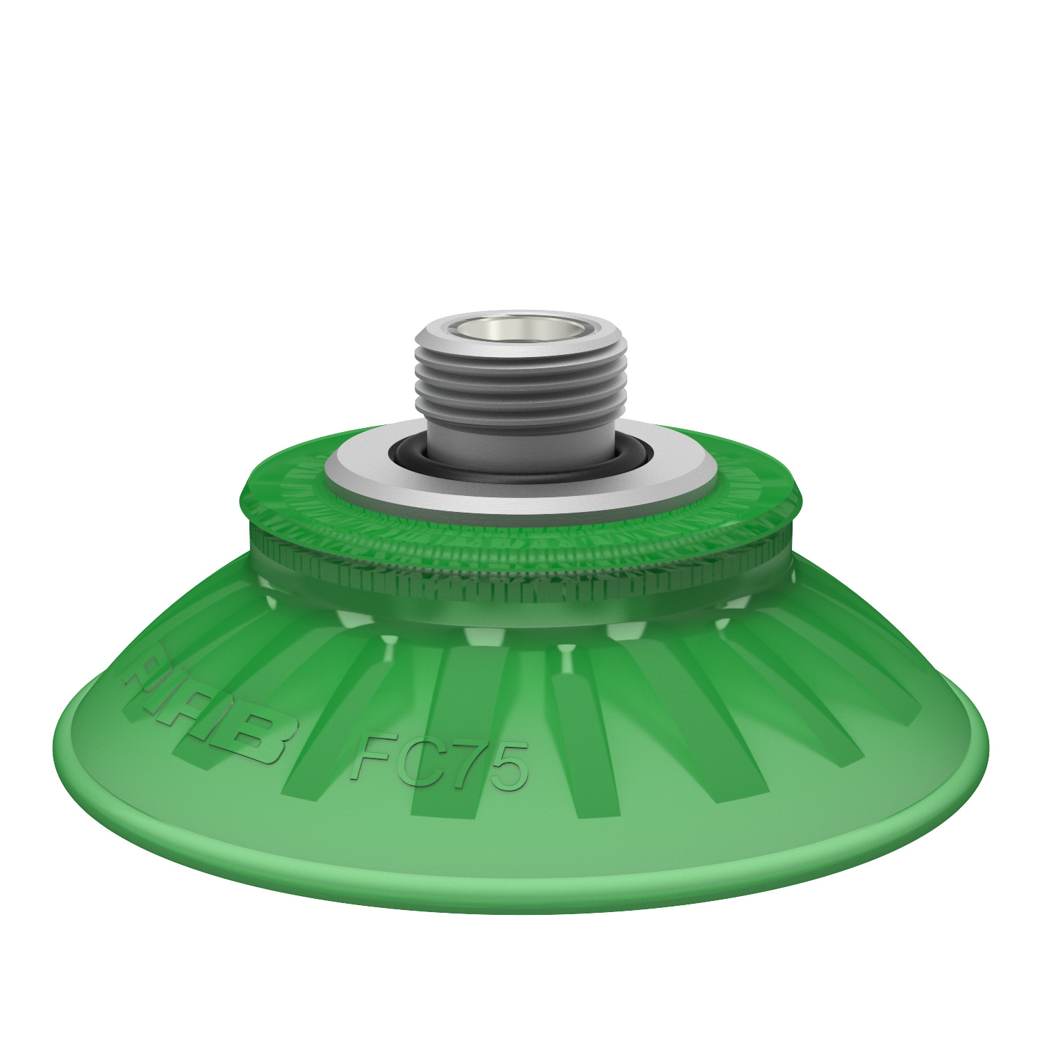 Piab Suction cup FC75P Polyurethane 60, thread insert G3/8 with mesh filter for Vacuum Gripper Syst