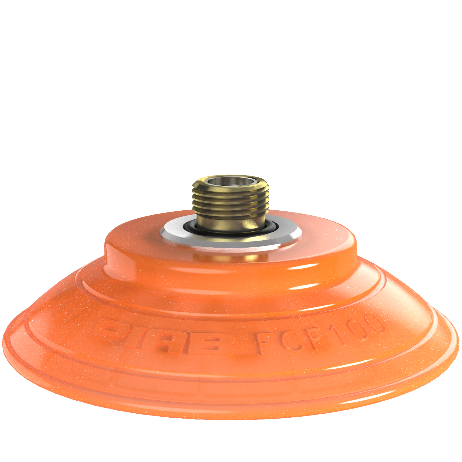 Piab Suction cup FCF100P Polyurethane 55/60 G3/8 male, with mesh filter