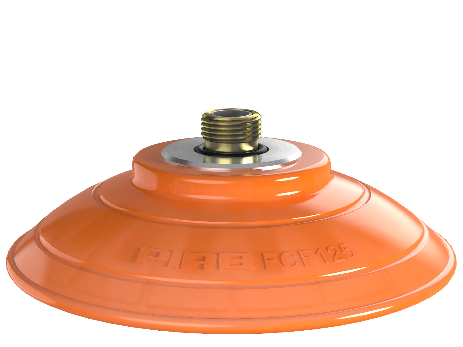 Piab Suction cup FCF125P Polyurethane 55/60, G3/8 male, with mesh filter