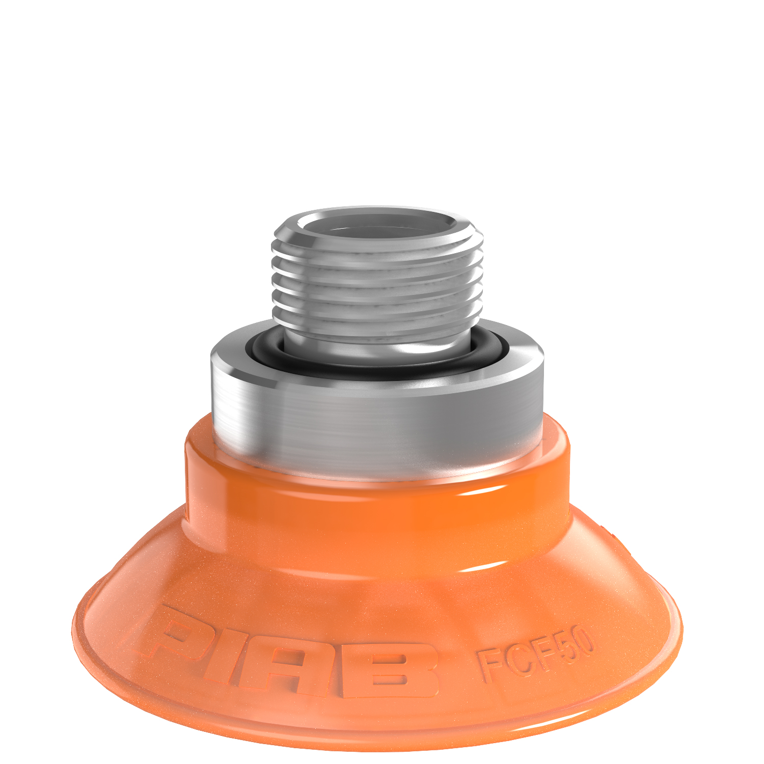 Piab Suction cup FCF50P Polyurethane 55/60, G3/8 male, G1/8 female