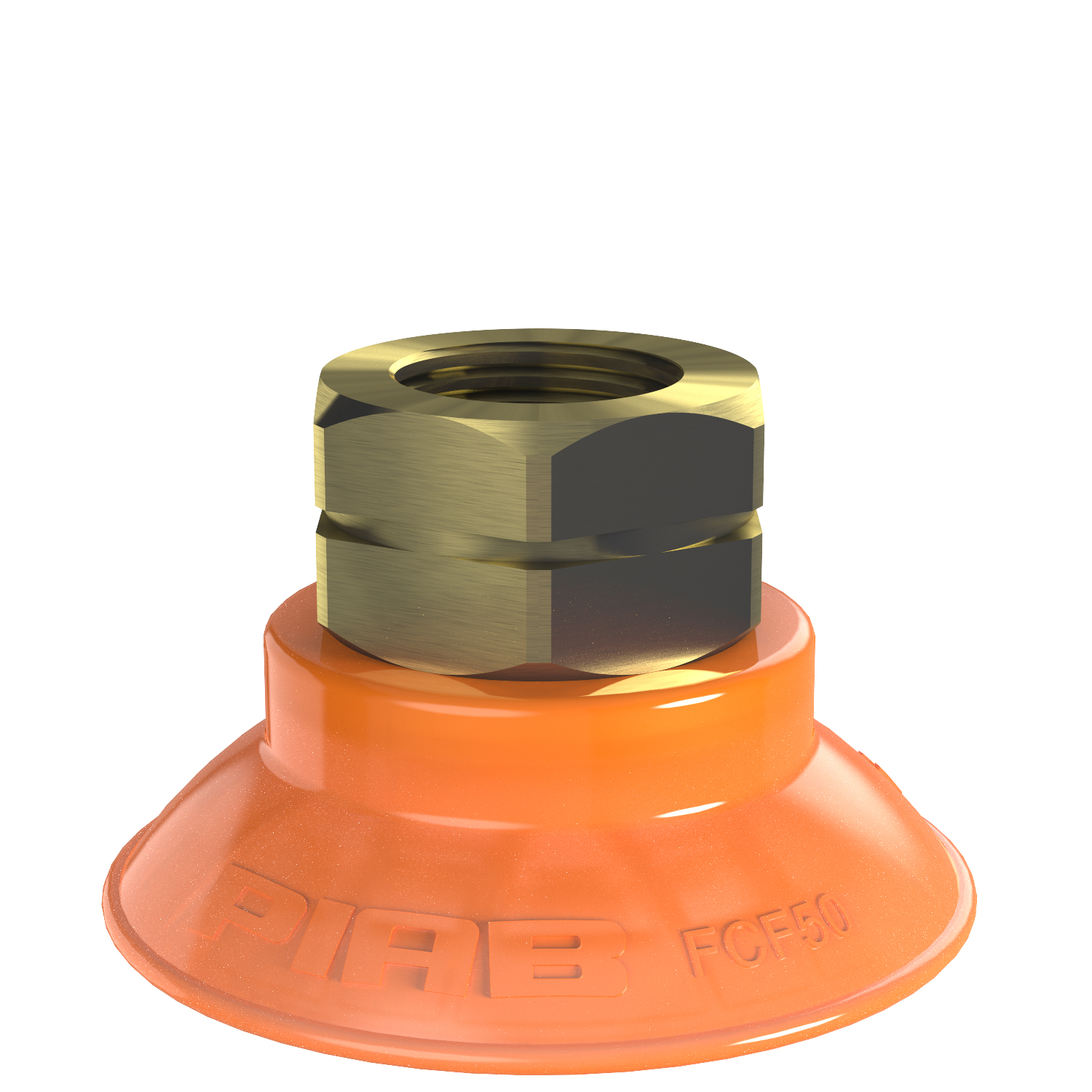 Piab Suction cup FCF50P Polyurethane 55/60, 3/8 NPT female