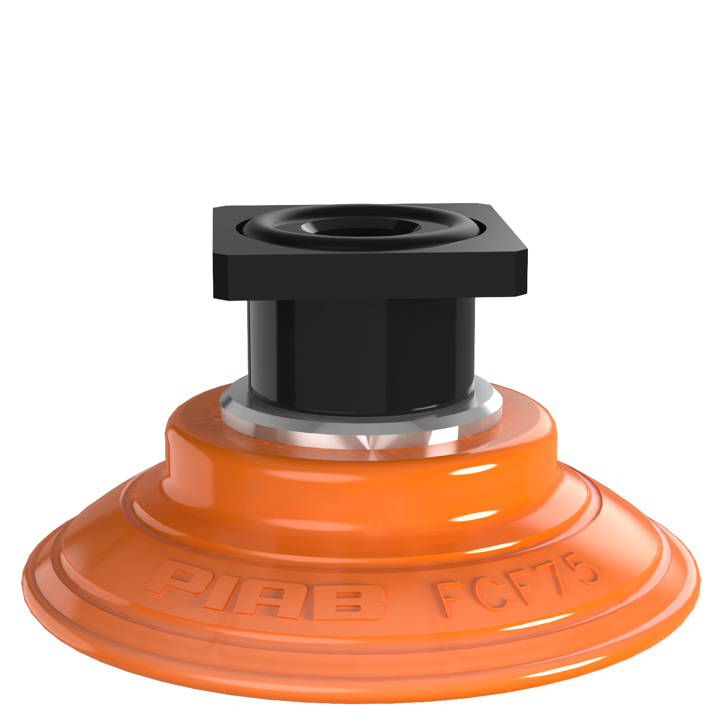 Piab Suction cup FCF75P Polyurethane 55/60, T-slot, with mesh filter