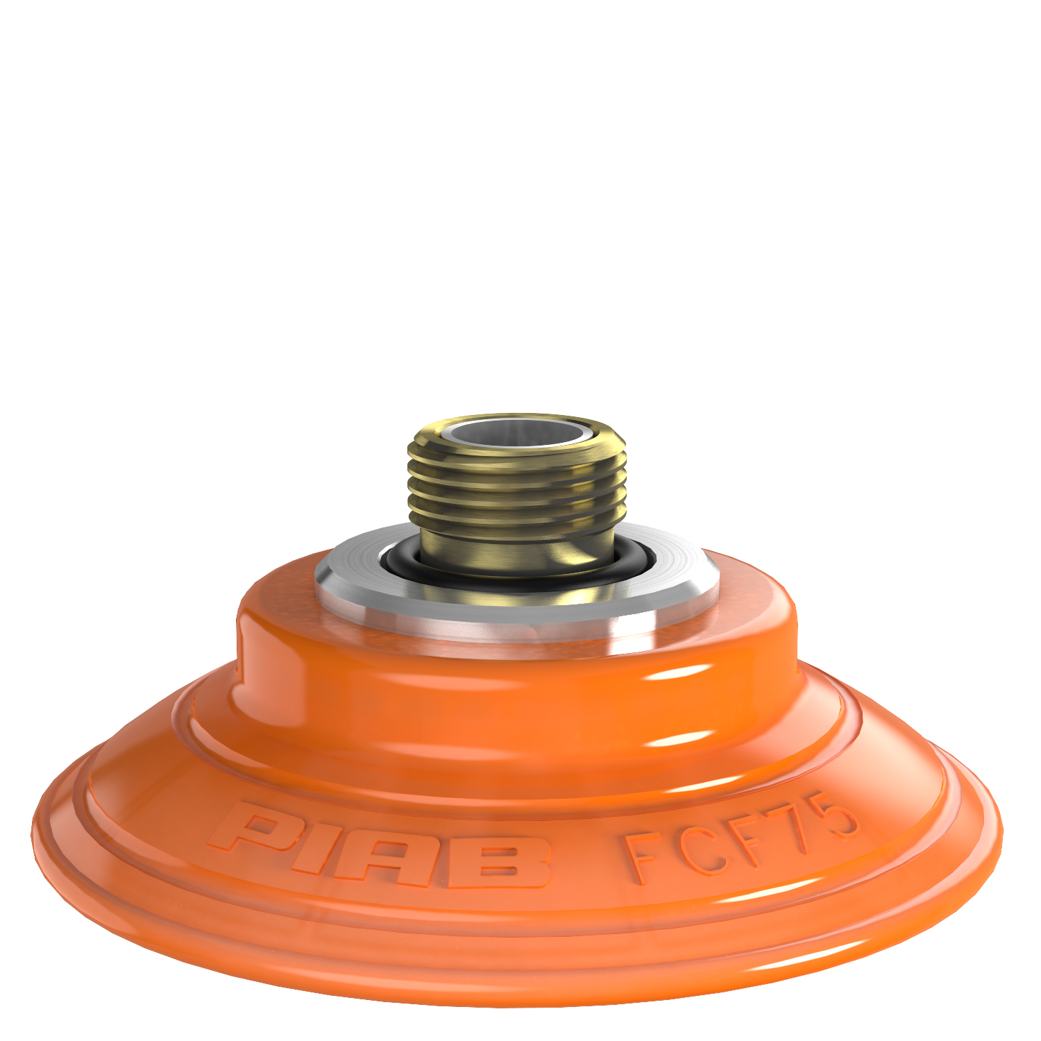 Piab Suction cup FCF75P Polyurethane 55/60, G3/8 male, with mesh filter