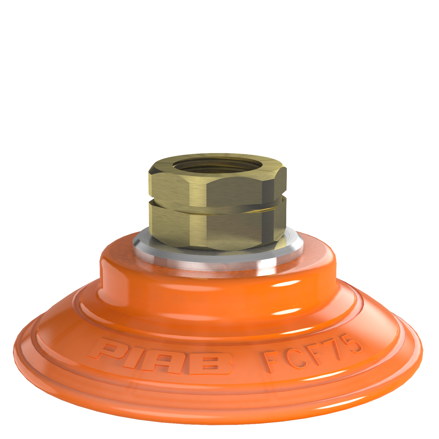 Piab Suction cup FCF75P Polyurethane 55/60, 3/8 NPT female