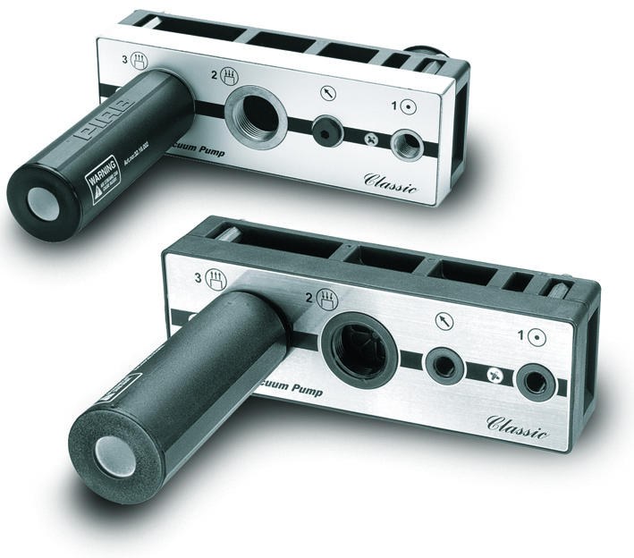 Piab Vacuum pump CLASSIC H40, conn. E, NBR seals