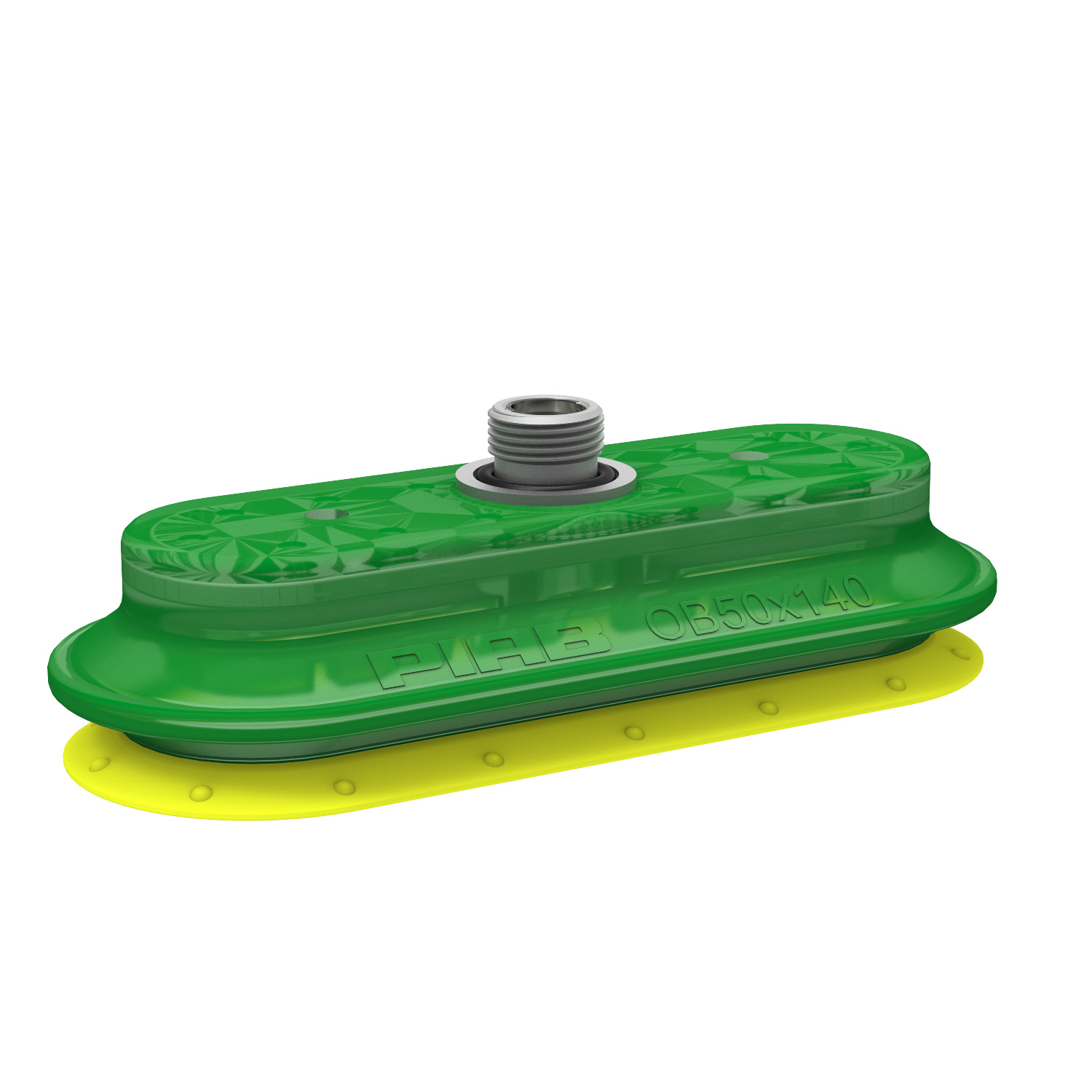 Piab Suction cup OB50x140P Polyurethane 30/60, thread insert G3/8 with mesh filter for Vacuum Gripp