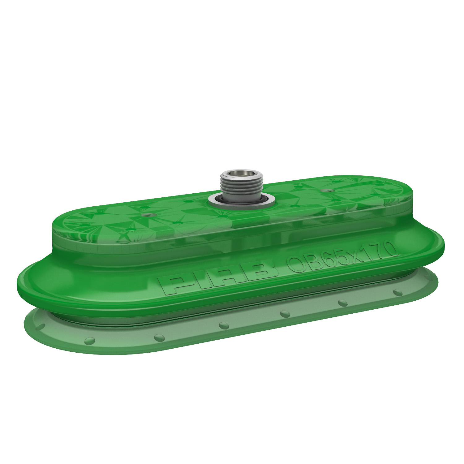 Piab Suction cup OB65x170P Polyurethane 60, thread insert G3/8 with mesh filter for Vacuum Gripper 