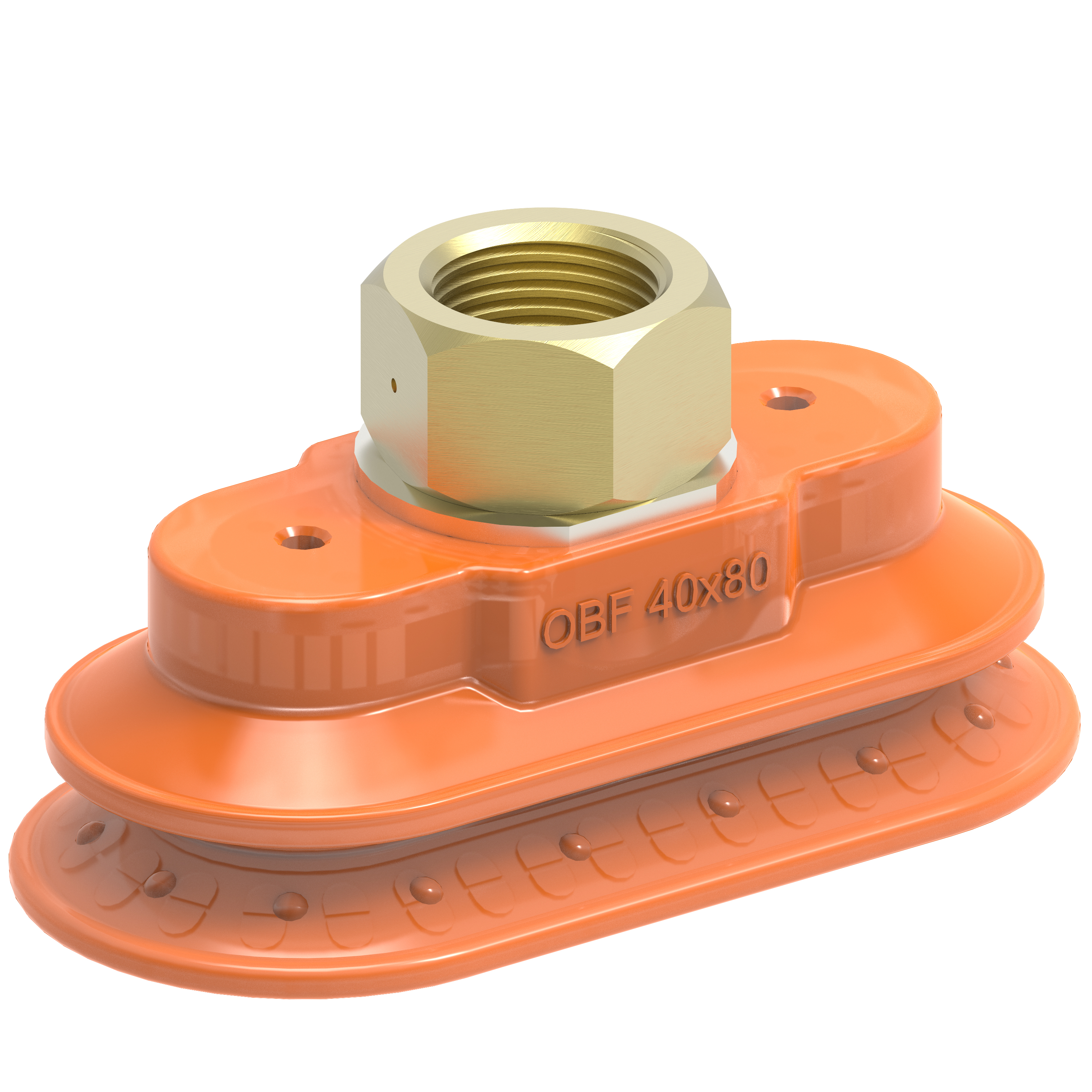 Piab Suction cup OBF40X80P Polyurethane 60, G3/8 female, 17 mm thread