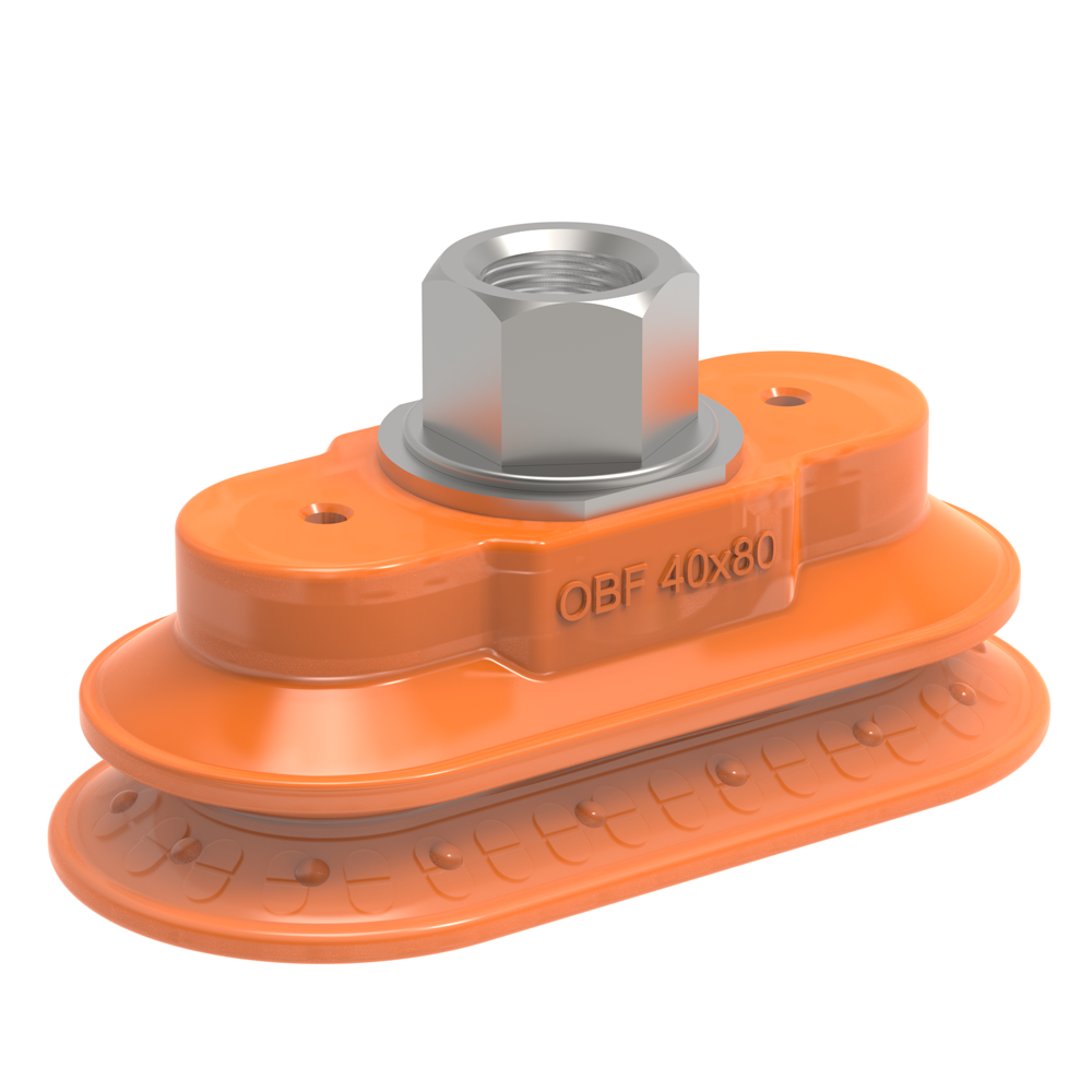 Piab Suction cup OBF40X80P Polyurethane 60, G1/4” female