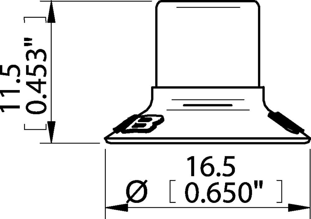 Piab Suction cup U15 Silicone FCM