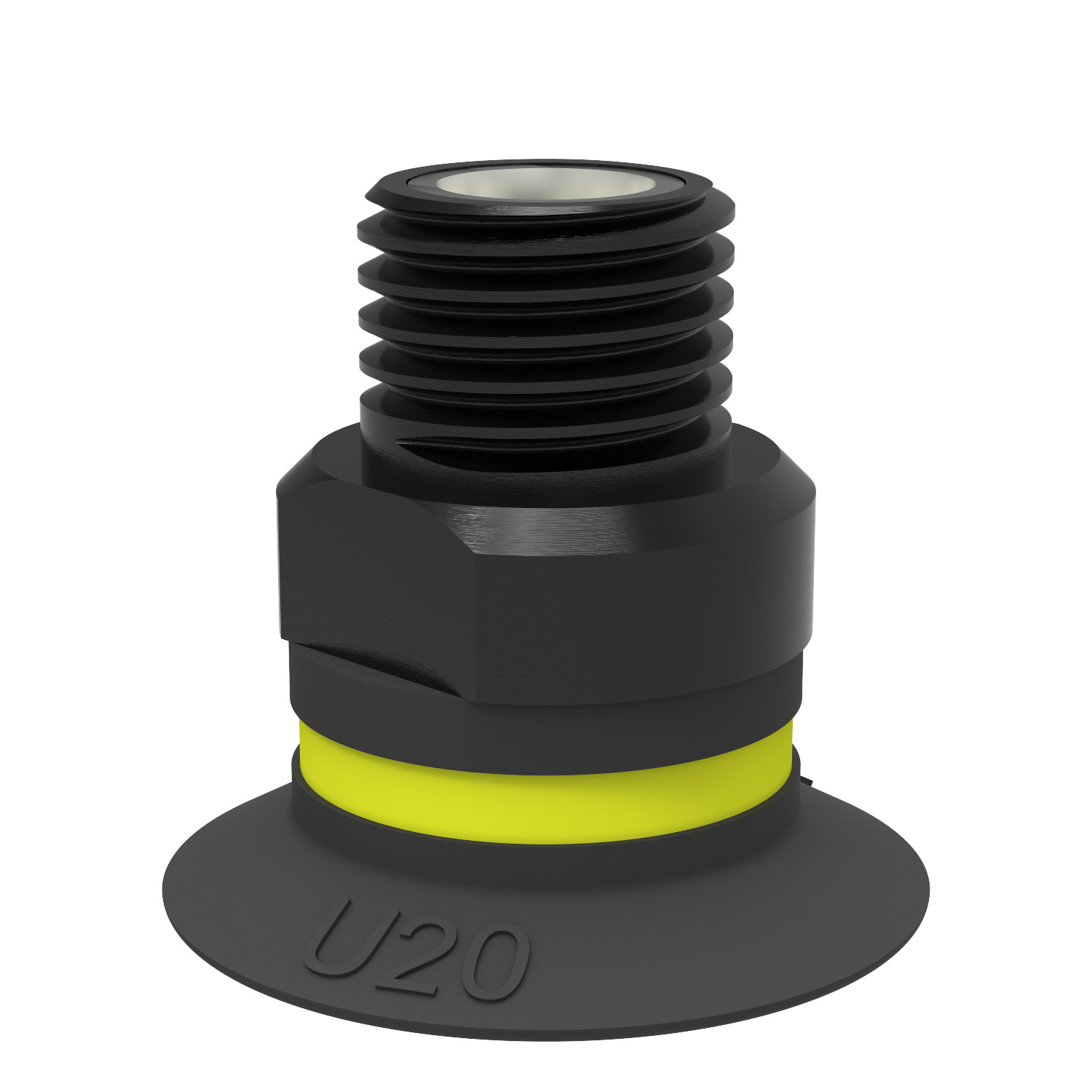 Piab Suction cup U20 Chloroprene, 1/8 NPT male, with mesh filter