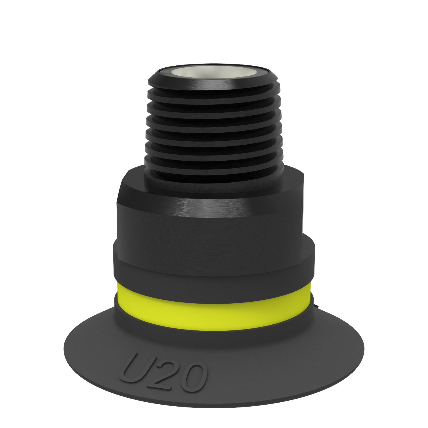 Piab Suction cup U20 Chloroprene, G1/8 male, with dual flow control valve