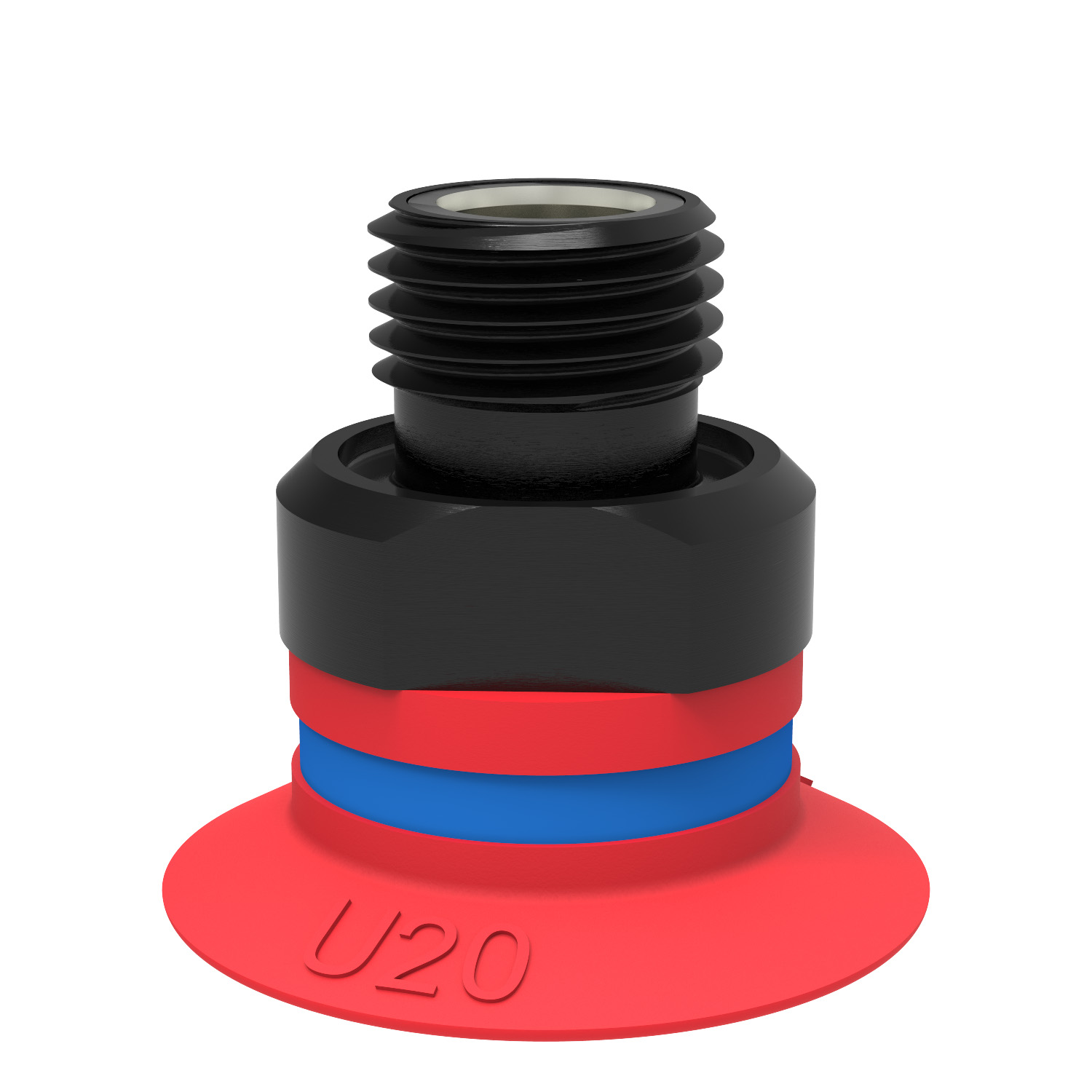 Piab Suction cup U20 Silicone, G1/8 male, with mesh filter