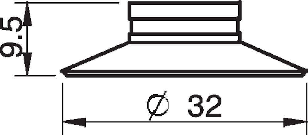 Piab Suction cup U30 Silicone