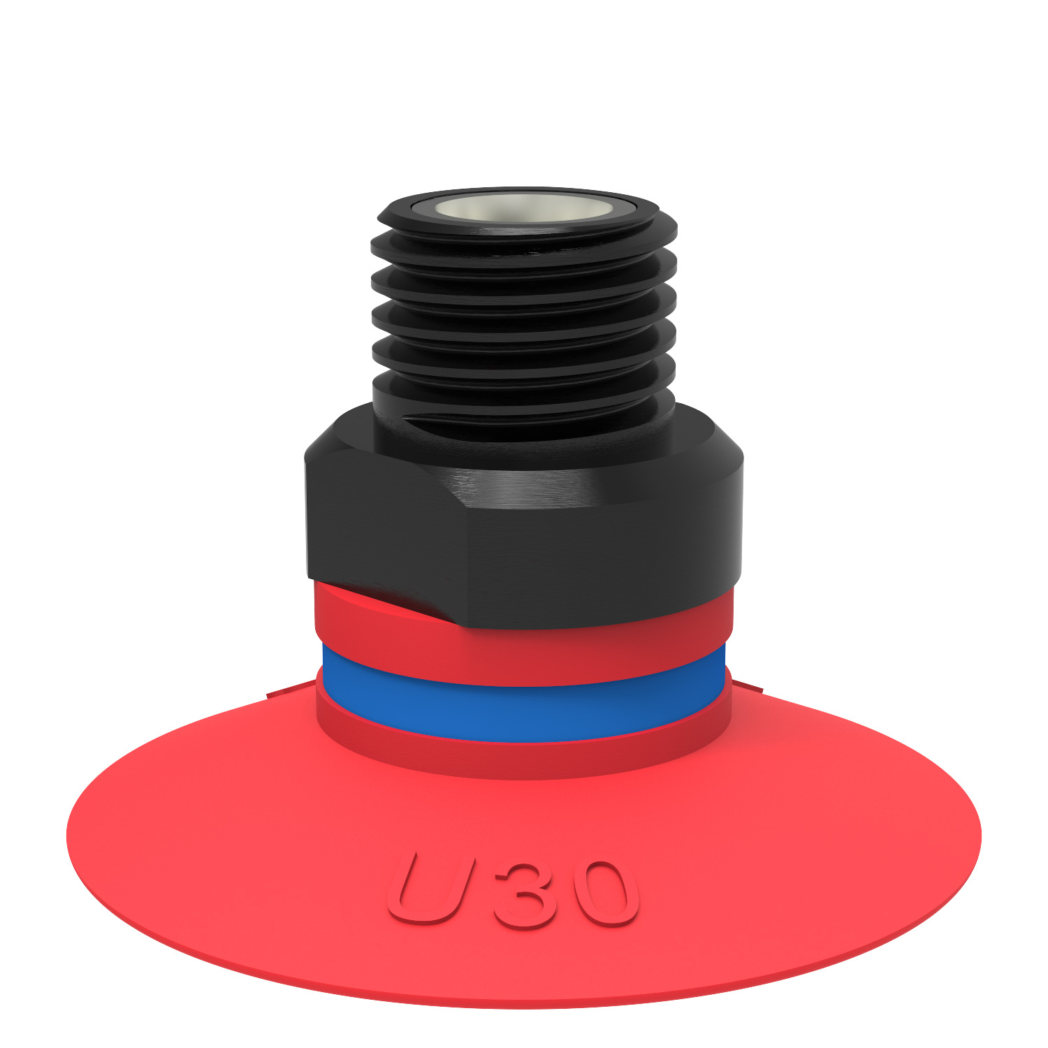 Piab Suction cup U30 Silicone, 1/8 NPT male, with mesh filter