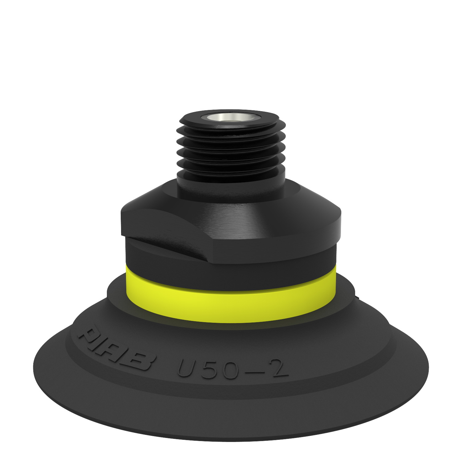 Piab Suction cup U50-2 Nitrile-PVC, 1/4 NPT male, with mesh filter