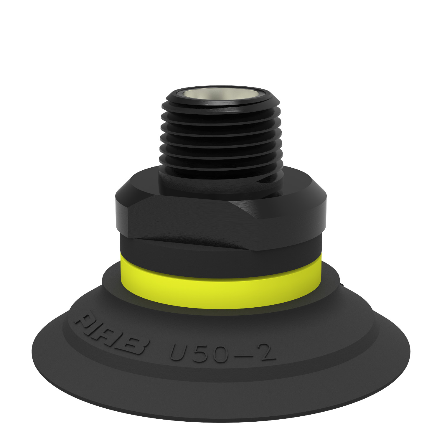 Piab Suction cup U50-2 Nitrile-PVC, 3/8 NPT male, with mesh filter