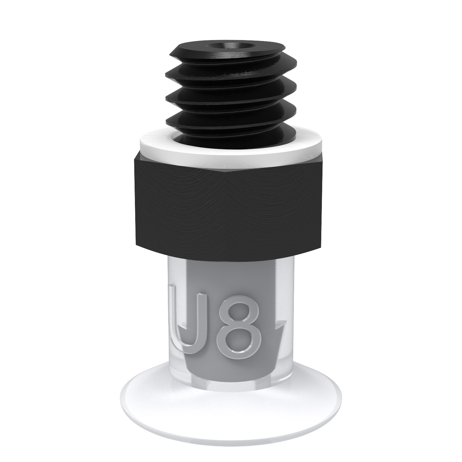 Piab Suction cup U8 Silicone FCM, M5 male