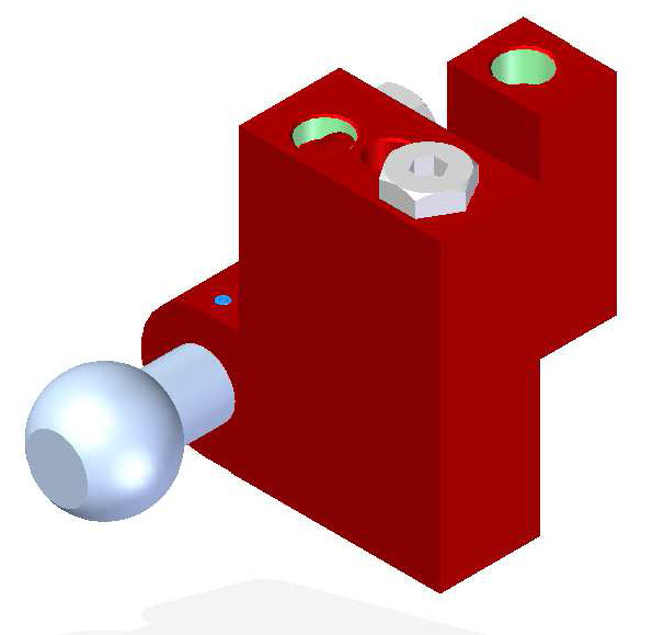 Piab Vacuum Check Valve VT-1H, G threads, Ball joint, Left hand connection