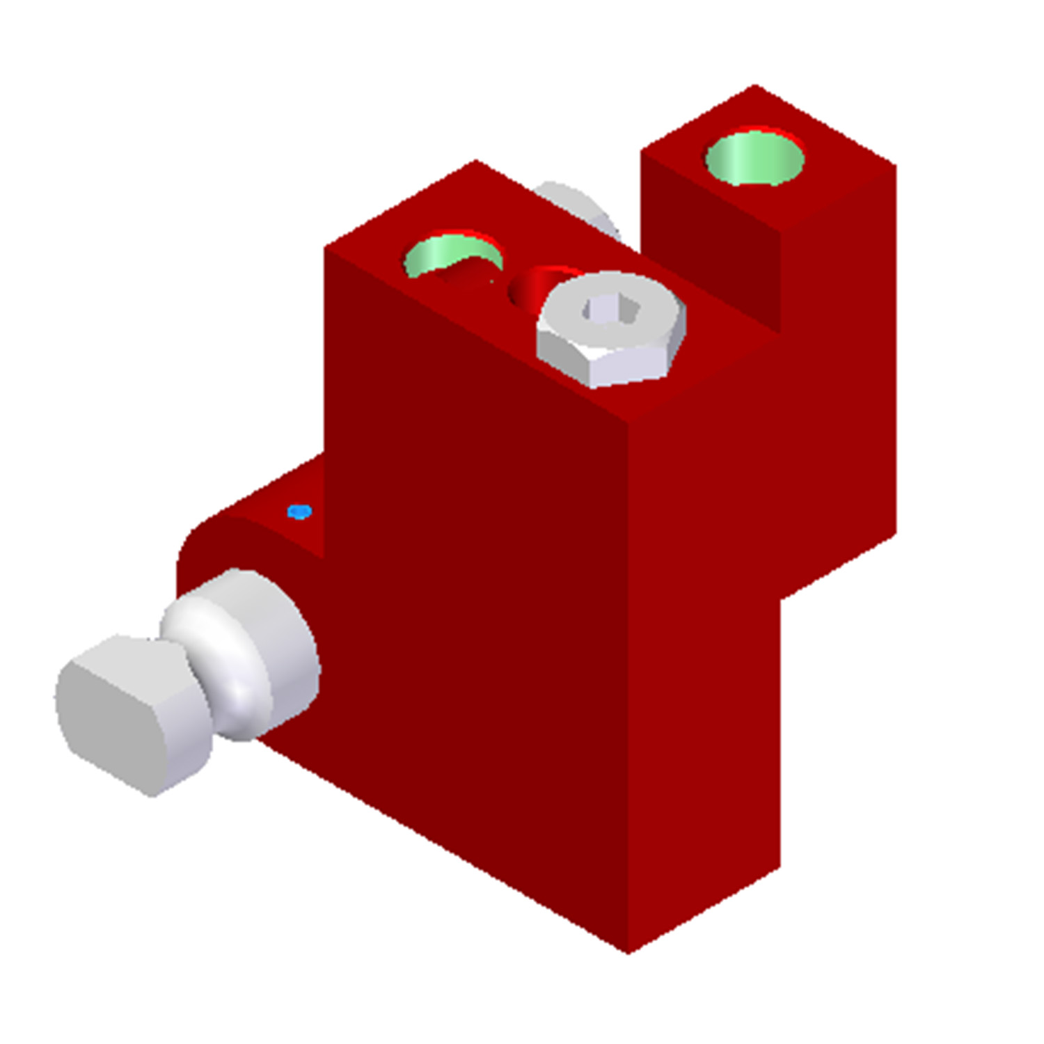 Piab Vacuum Check Valve VT-1H, G threads, Lock pin 19, Left hand connection