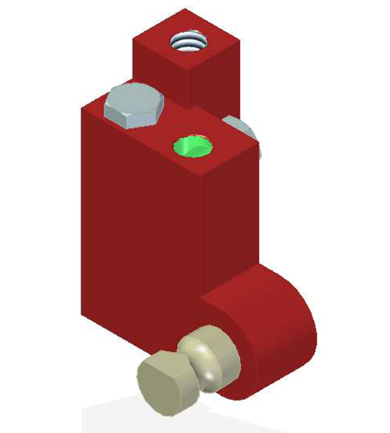 Piab Vacuum Check Valve VT-1H COAX®, G threads, Lock pin 19, Right hand connection