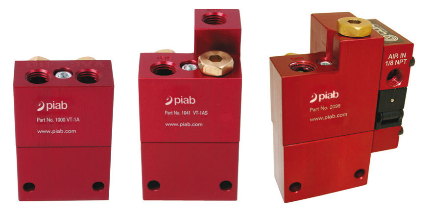 Piab Vacuum Check Valve VT1 Vacustat COAX® cartridge MINI Pi12-2, G3/8-G1/4