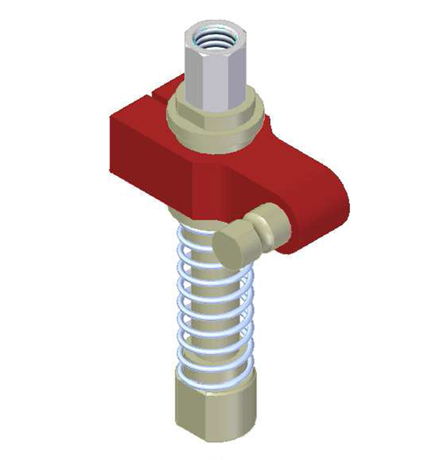 Piab Centralized vacuum connection with level compensato, G threads, Lock pin 16, Right hand connect
