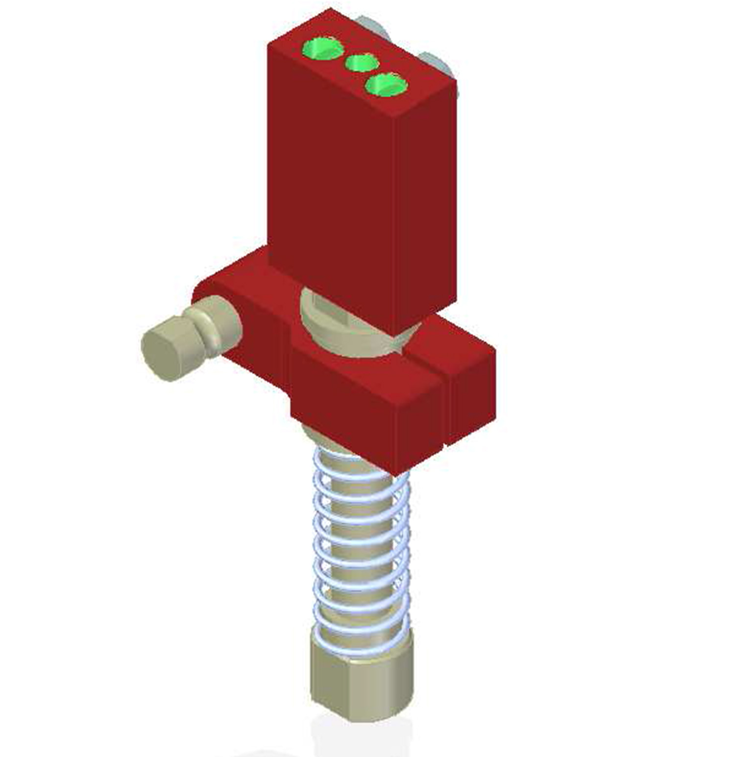 Piab Vacuum Check Valve VT-1H with level compensator, G threads, Lock pin 16, Left hand connection