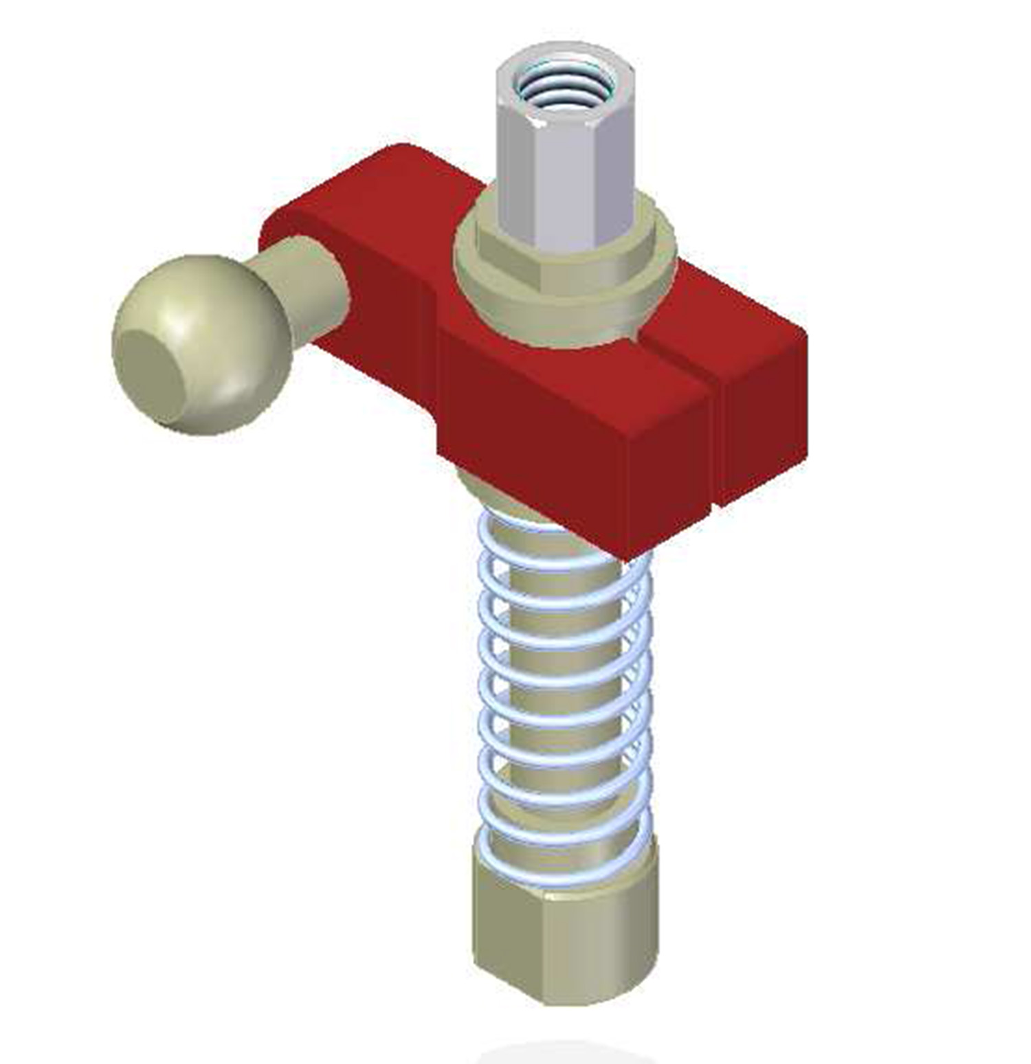 Piab Centralized vacuum connection with level compensator, G threads, Ball joint, Left hand connecti