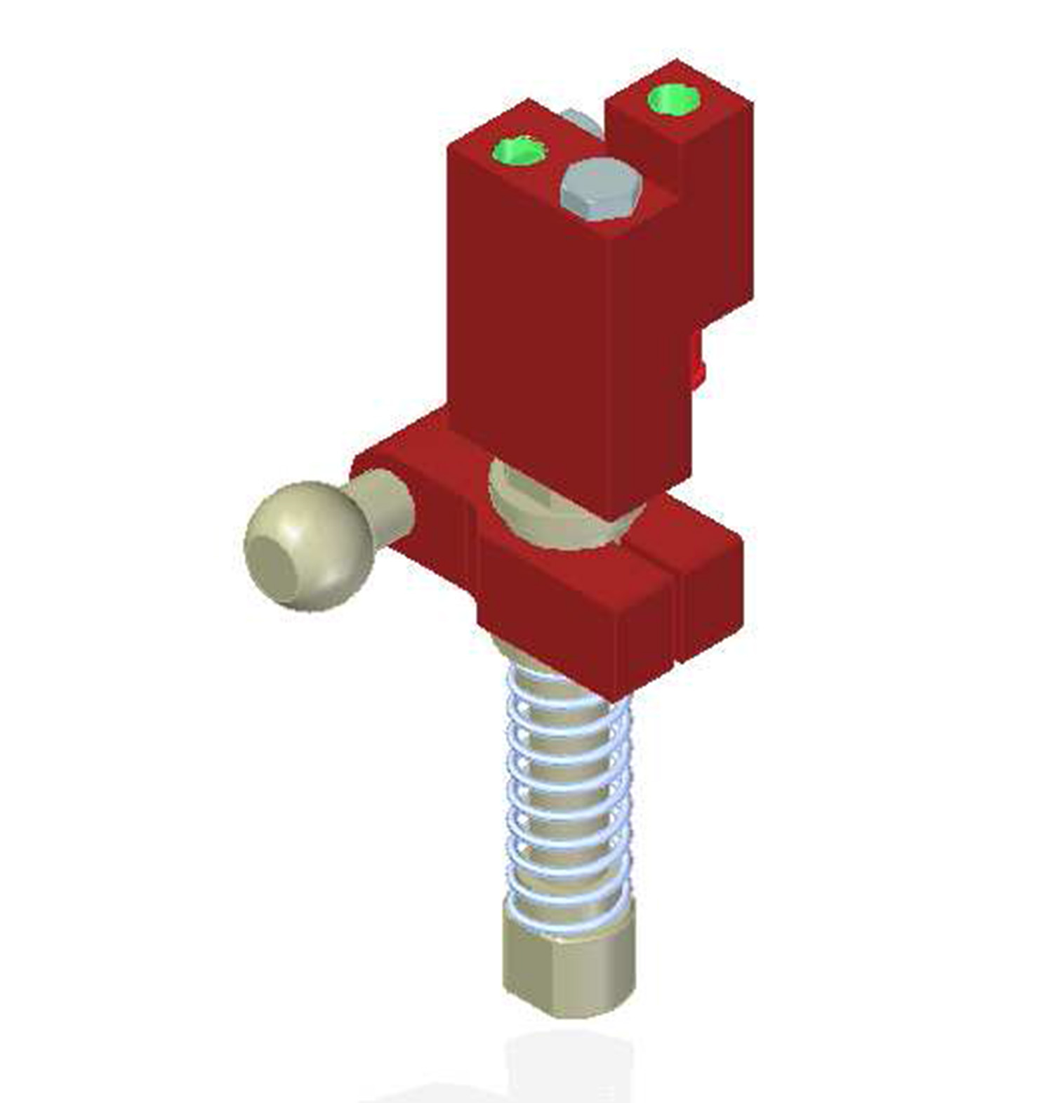 Piab Vacuum Check Valve VT-1H COAX® with level compensator, G threads, Ball joint, Left hand connect
