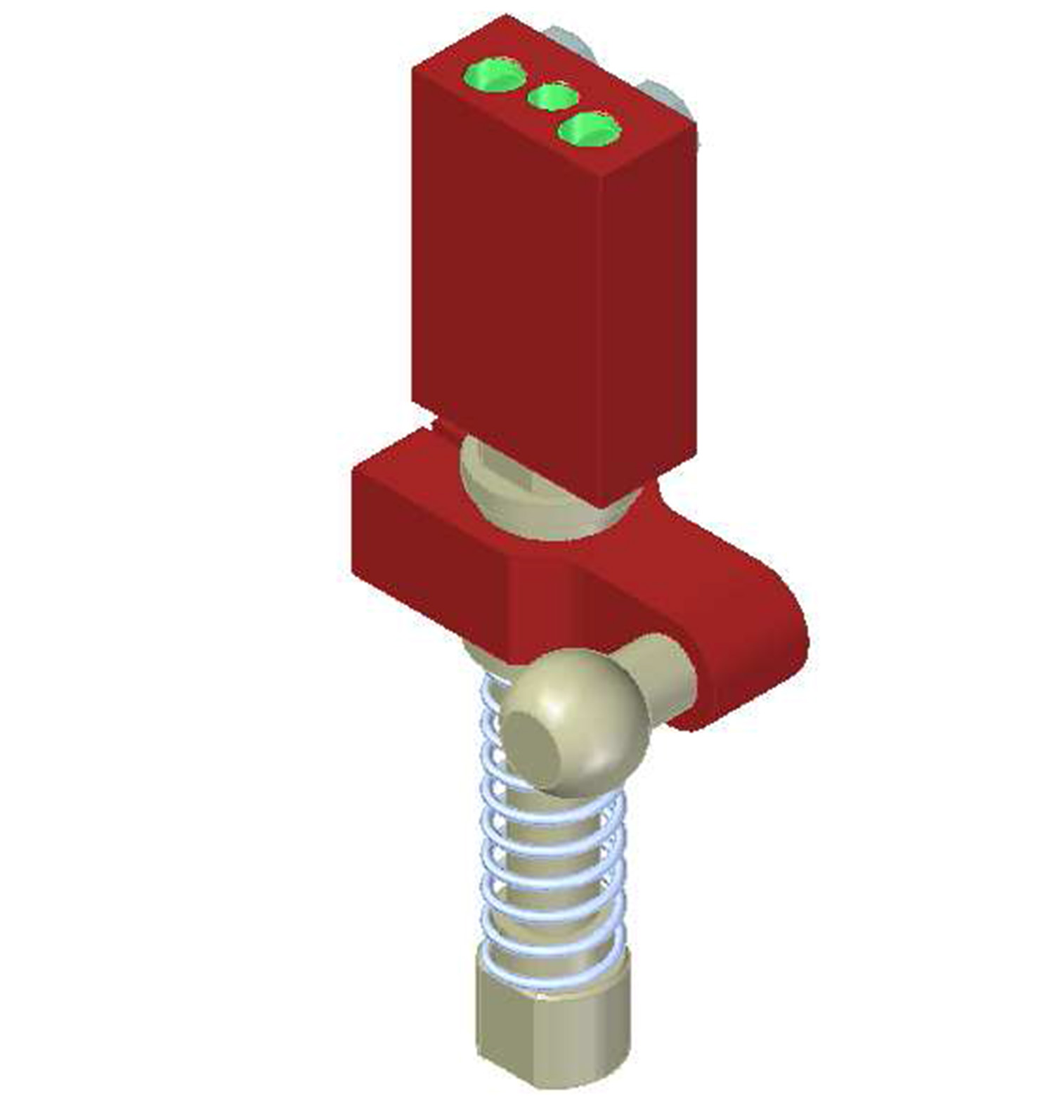 Piab Vacuum Check Valve VT-1H with level compensator, G threads, Ball joint, Right hand connection