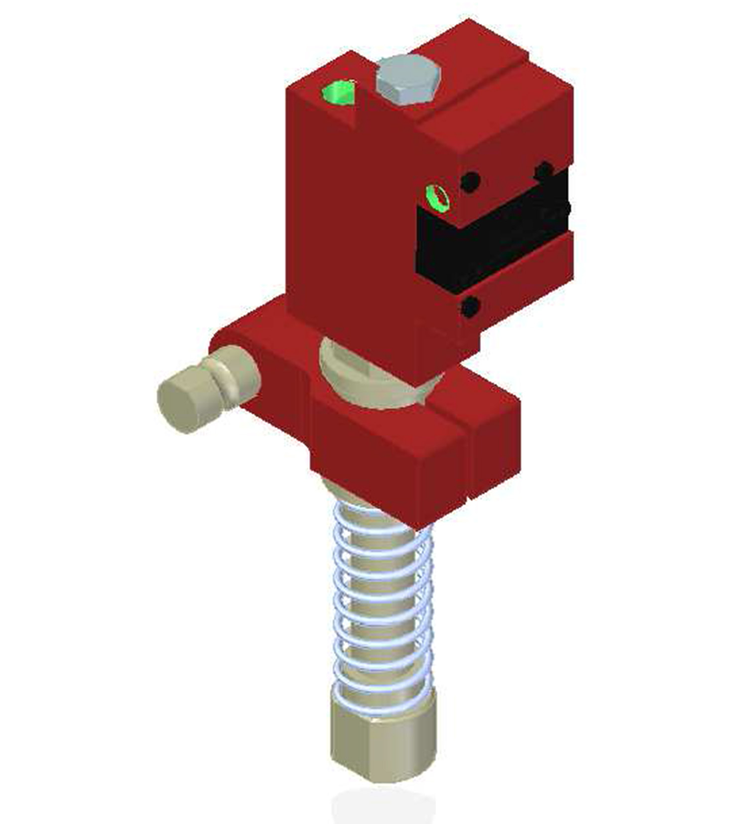 Piab Vacuum Check Valve VT-1H Vacustat with COAX® with level compensator, G threads, Lock pin 16, Le