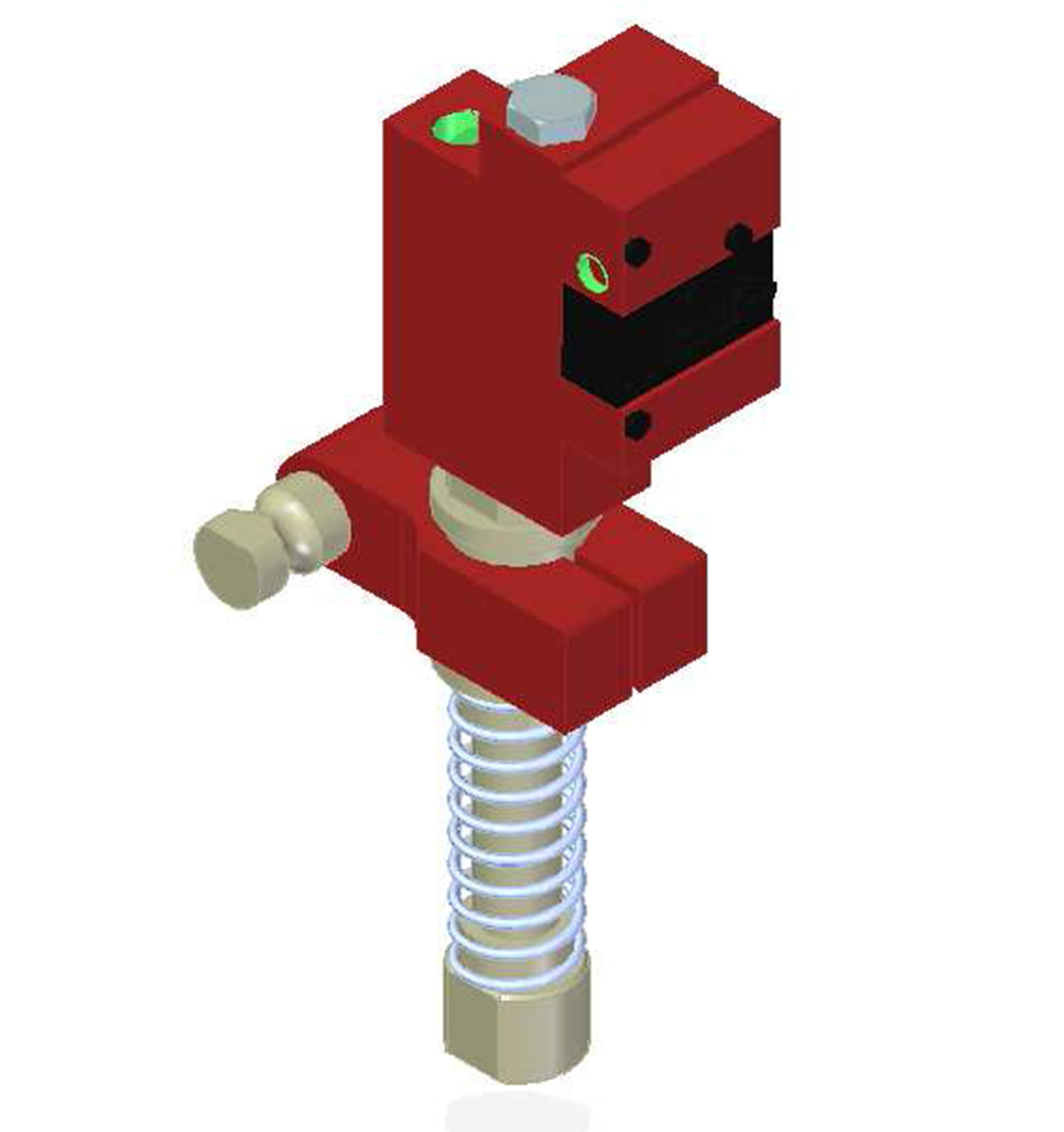 Piab Vacuum Check Valve VT-1H Vacustat with COAX® with level compensator, G threads, Lock pin 19, Le