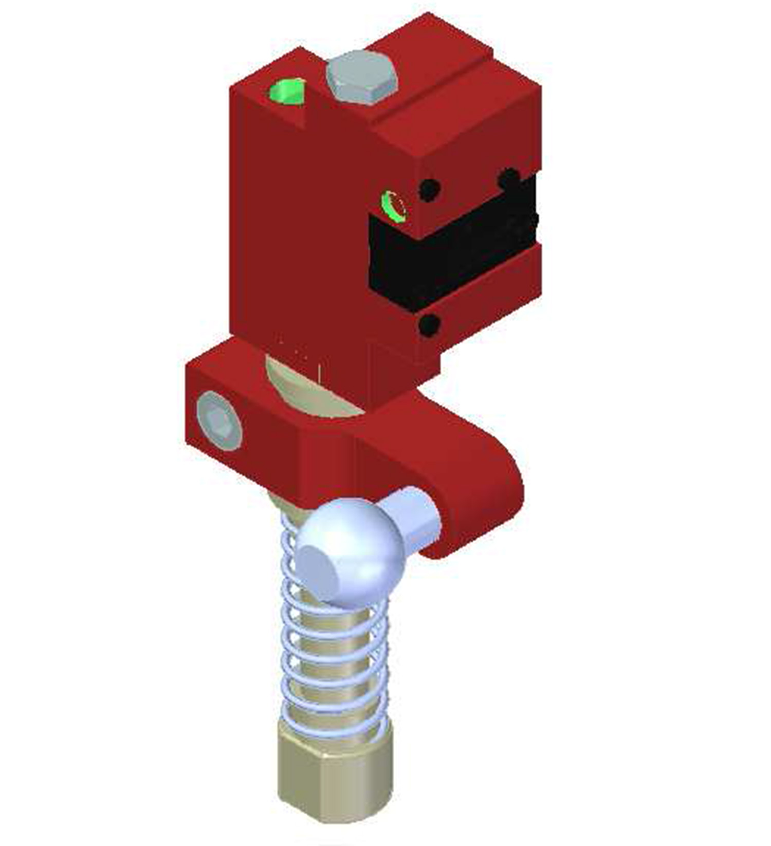 Piab Vacuum Check Valve VT-1H Vacustat with COAX® with level compensator, G threads, Ball joint, Rig