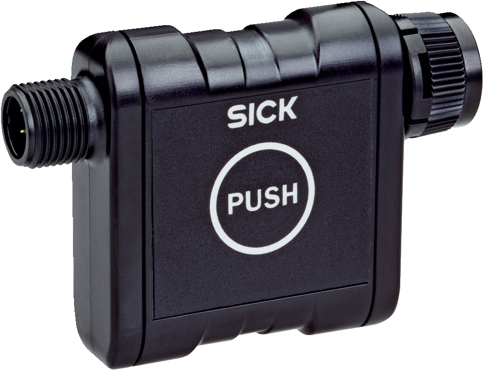 Sick 2082167 / Pushbutton for laser alignment aid, M12, 8-pin