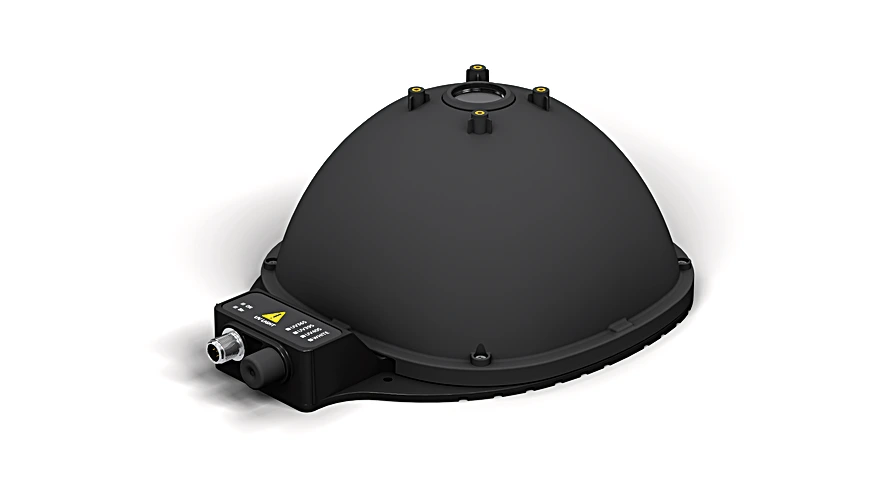 Wenglor LMDX203 Multi-UV Dome Light 365 nm, 395 nm, 405 nm, white light, 130 mm