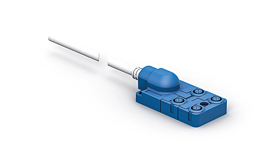 Wenglor ZAA02R501 Connection Box for M12 × 1; 4-pin; 4 Ports