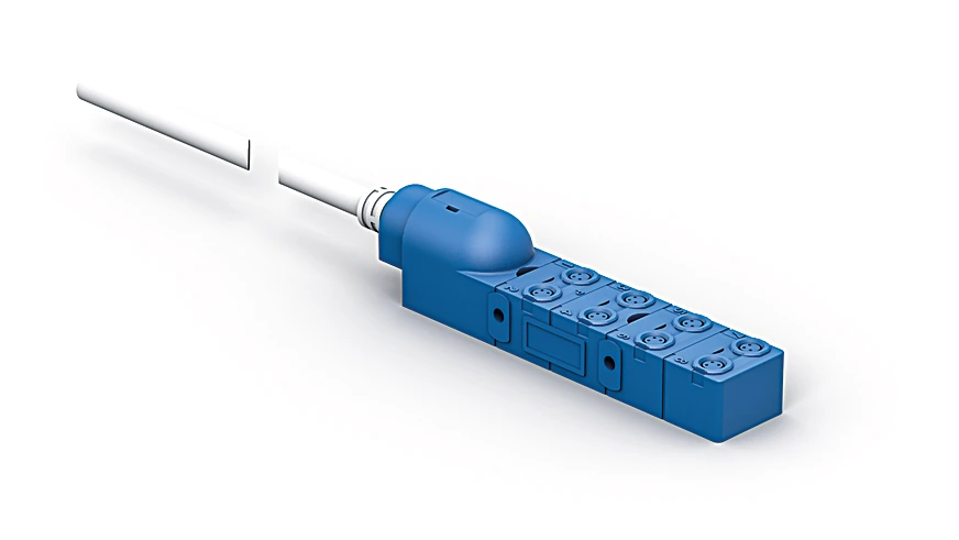 Wenglor ZAA08R602 Connection Box for M8 × 1; 3-pin; 8 Ports