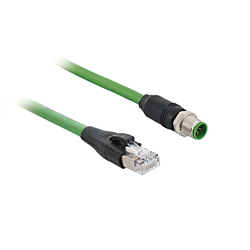 Wenglor ZAV50R502 Connection Cable M12 × 1; 8-pin, X-coding - RJ45; 8-pin