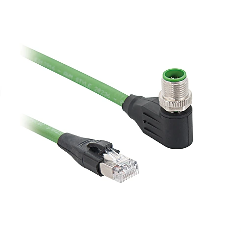 Wenglor ZC1V011 Connection Cable M12 × 1; 8-pin, X-coding - RJ45; 8-pin