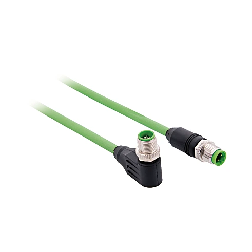 Wenglor ZC1V018 Connection Cable M12 × 1; 8-pin, X-coding - M12 × 1; 4-pin, D-coding