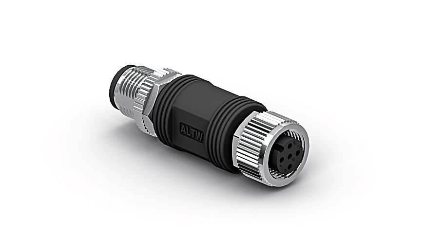 Wenglor ZC4P001 Adapter socket M12 × 1.5-pin – plug M12 × 1.8-pin