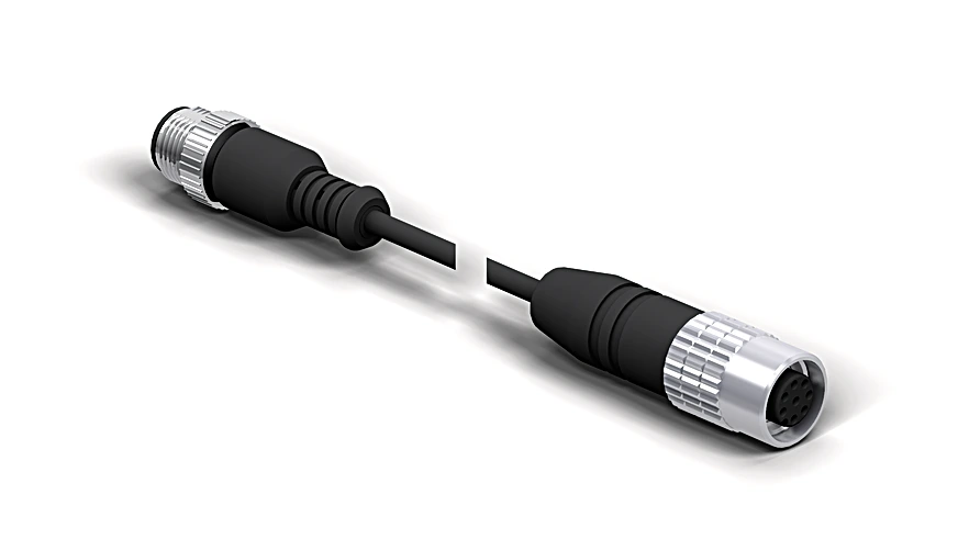 Wenglor ZC7V003 Connection Cable M12 x 1; 8-pin - M12 x 1; 5-pin