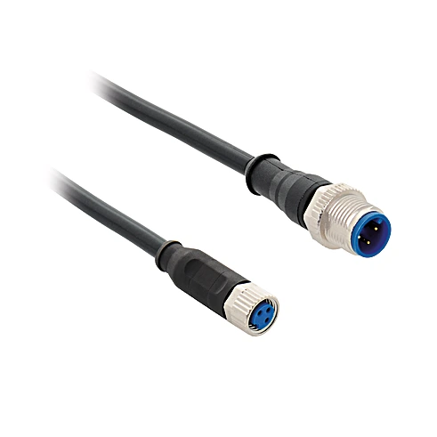 Wenglor ZCGV001 Connection Cable M8×1, 3-pin – M12×1, 4-pin