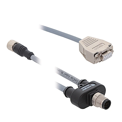 Wenglor ZDCG002 Interface Cable M12 × 1, 12-pin; SUB D, 9-pin; Y-Distributor